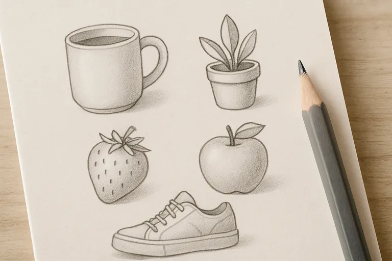 Leuke dingen om te tekenen (makkelijk)