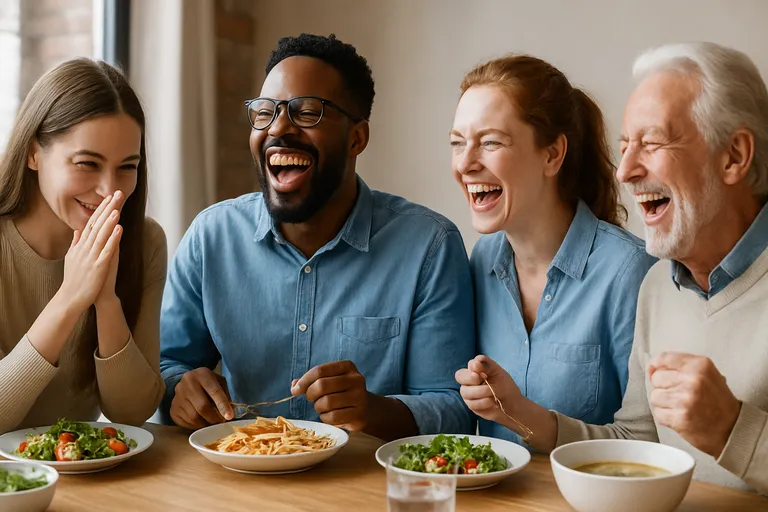 Vormen van eet smakelijk humor