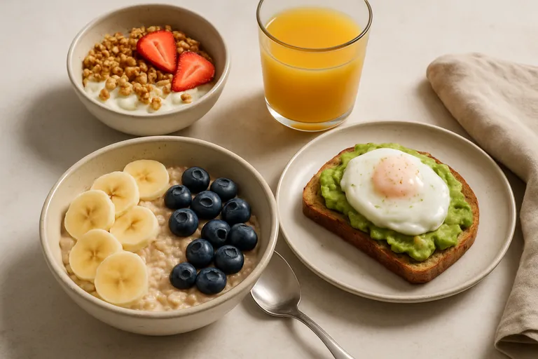 Dag één menu-ideeën per eetmoment