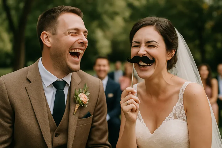 Humor op je trouwdag: waarom grappig werkt