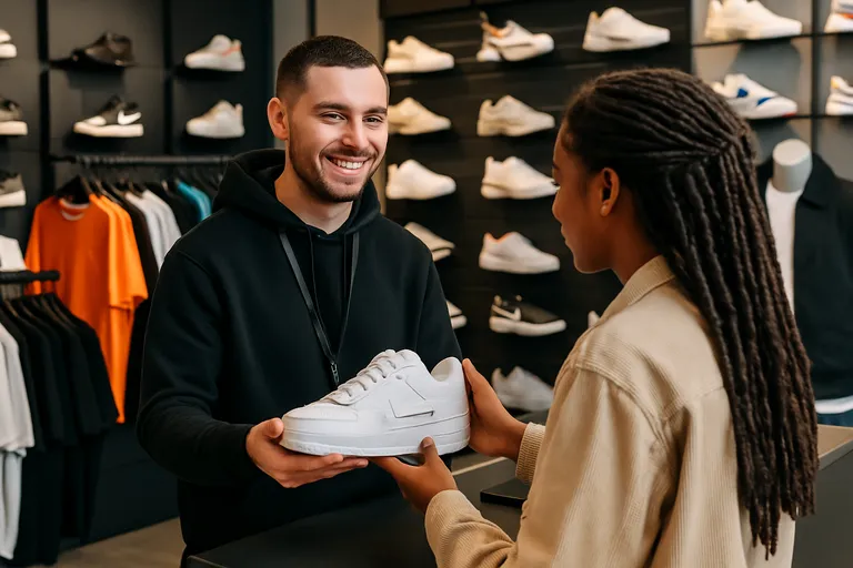 Services in de winkel