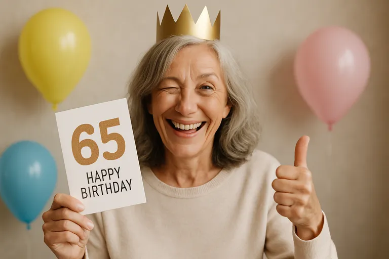 Variaties voor 65 jaar vrouw humor