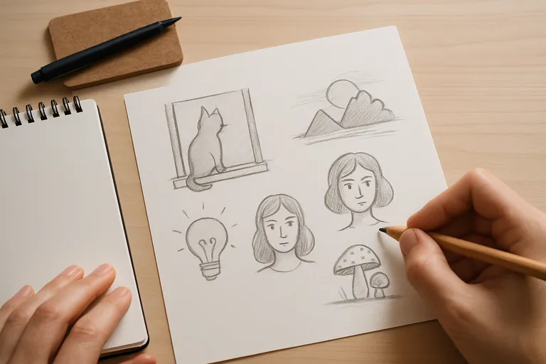 Wat is een teken idee en hoe bedenk je het snel